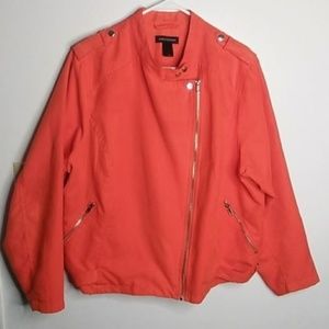 Ashley Stewart Zip-Up Bomber Jacket